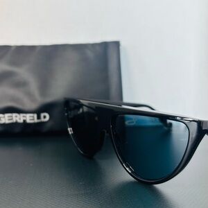 Authentic KARL LAGERFELD Black Sunglasses - New with Packaging